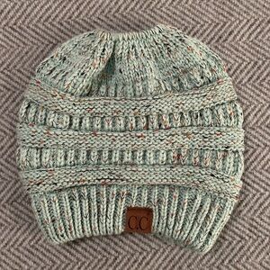 C.C Mint Speckled Women’s Knit Beanie